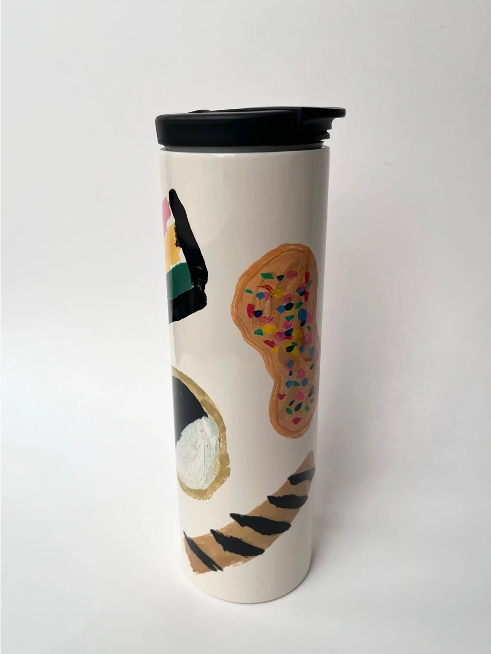 Kate Spade All In Good Taste Sweets Pattern 16oz Tumbler Coffee Cup
